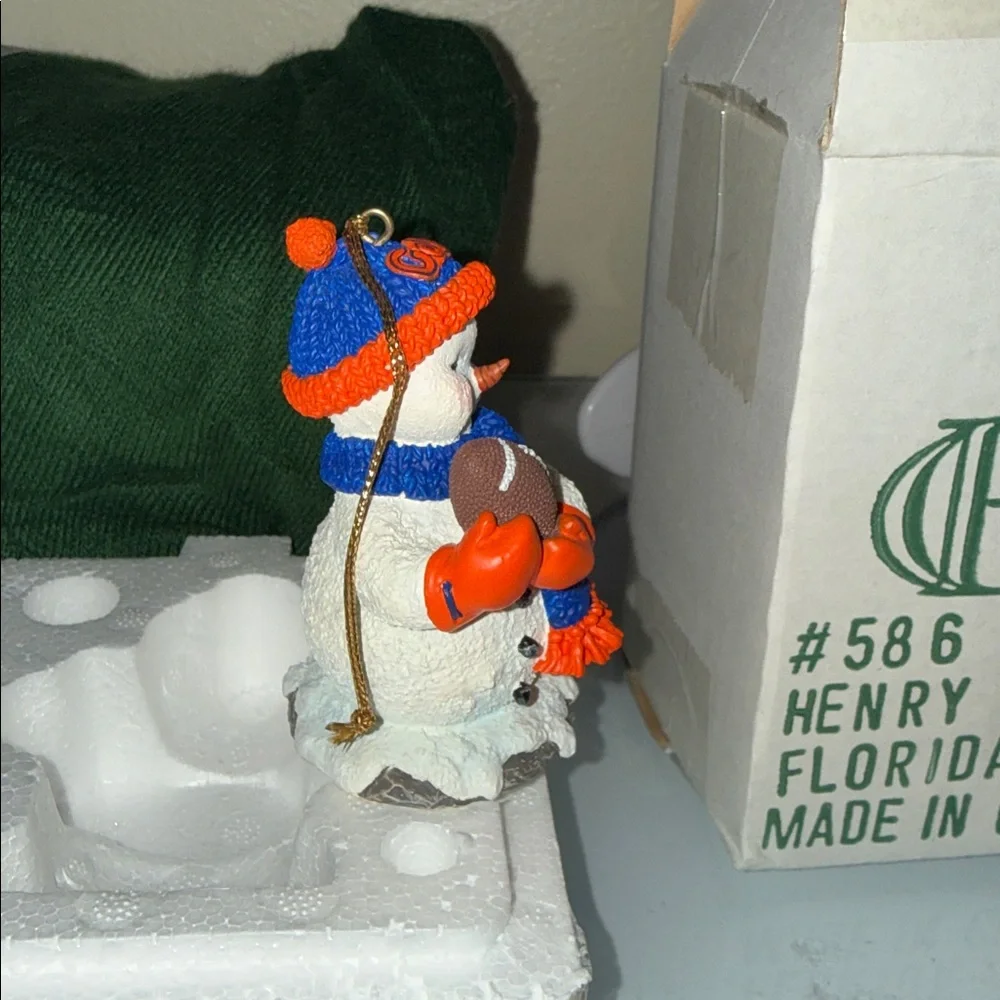 University of Florida Gators Snowman Football Figurine Ornament - Picture 4 of 5